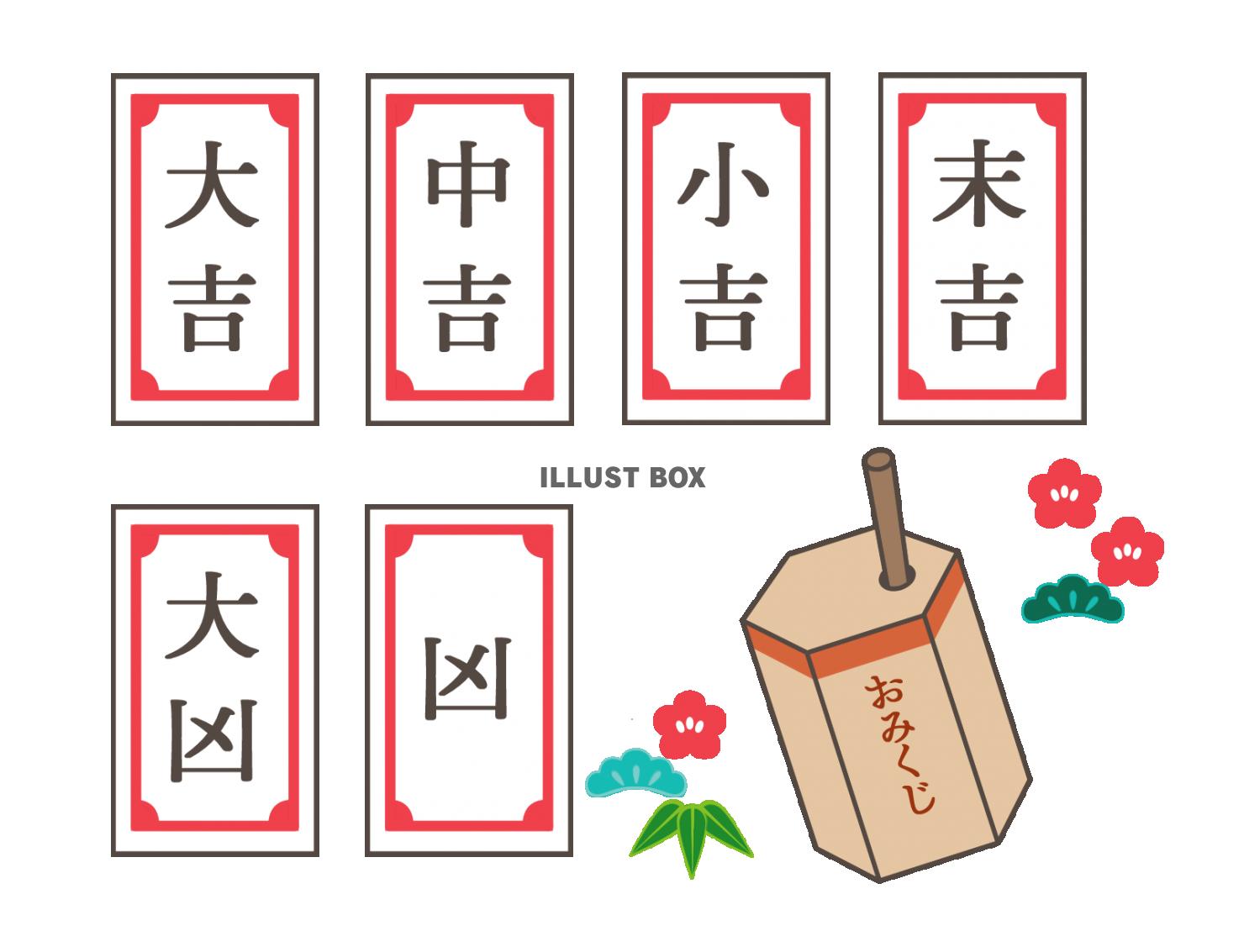 無料で手作り! おみくじテンプレートのダウンロードと折り方の手順Excel・Word基礎講座とテンプレート