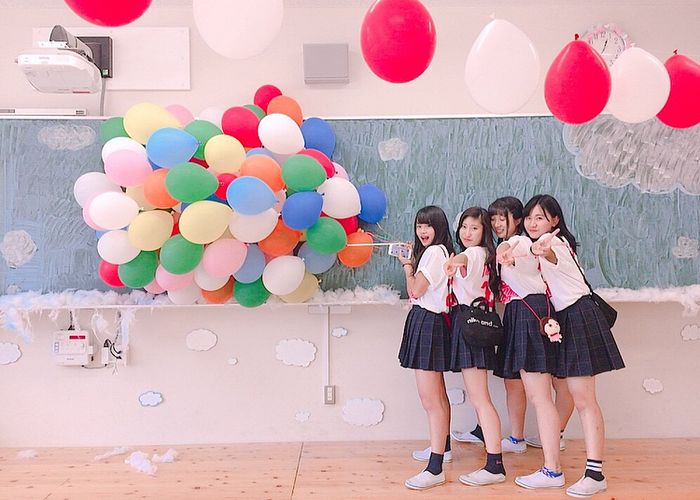 文化祭 装飾班クラーク記念国際高等学校