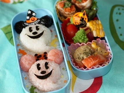 簡単♪おばけかぼちゃ★ハロウィンキャラ弁