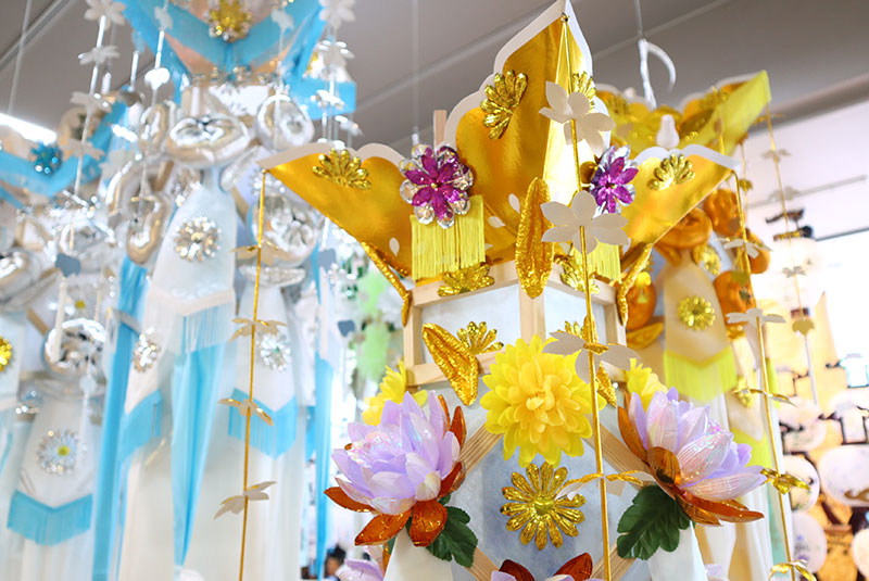 盆提灯 モダン 『 回転提灯 夢想花 』初盆 新盆 おしゃれ 新型 お盆 灯篭 回転 初盆飾り 新盆飾り コンパクト 回転灯