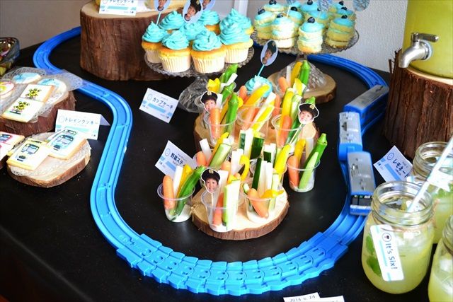 ♪たのしいようちえん♪ 電車のお誕生表 年長