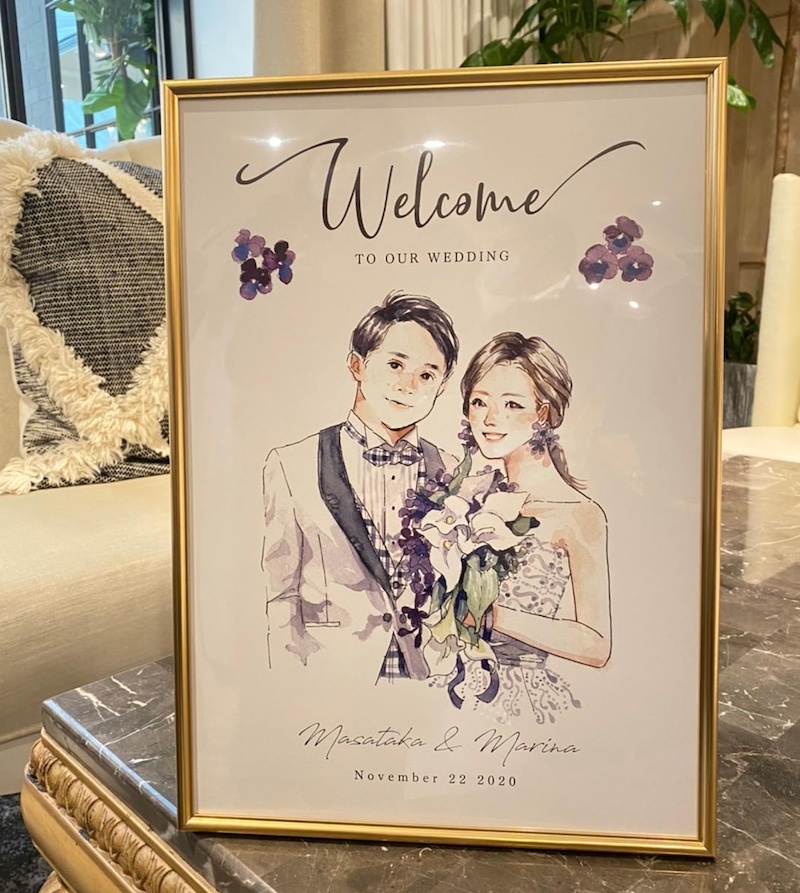 筆文字アート 結婚式のウェルカムボードやお祝いに 結婚祝い プレゼント 感動の書道家 手書きの贈り物 誕生日 命名書 その他オーダーメイド筆文字アート SORA 通販 816215Creema クリーマ