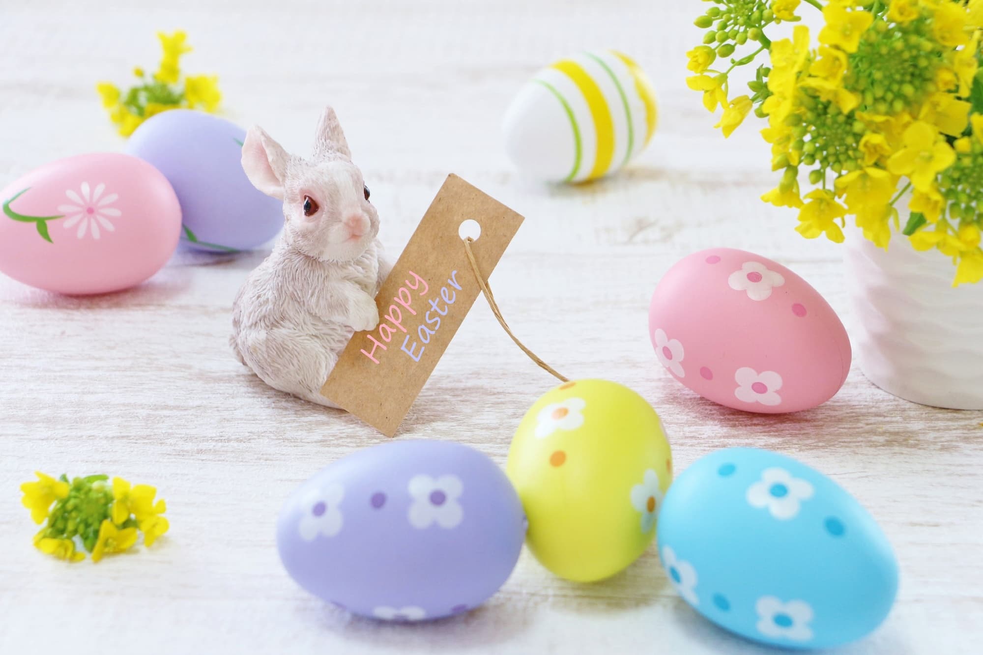 春イベントのご案内 たまご探しにアート作り、春の思い出を作ろう！ オーパークおごせイースターイベント開催O Park-ビオリゾートホテル&スパ-オーパークおごせ