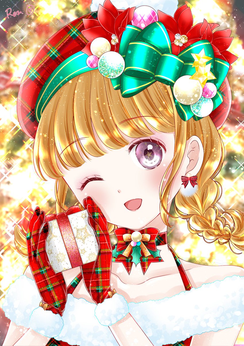 描いてみた オリジナルクリスマスイラスト デジタルイラストメイキング