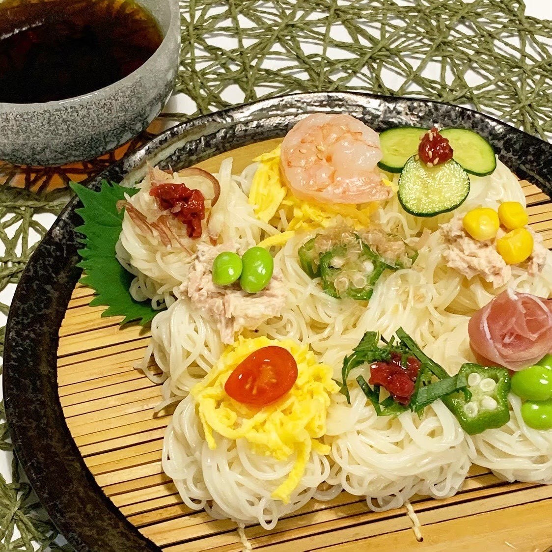 七夕の晩ごはん☆ : 365のうちそとごはん*: ｡o○☆ﾟ