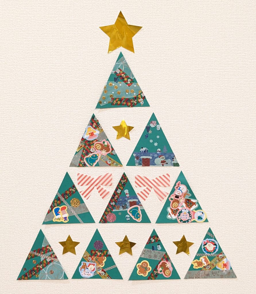 クリスマス くつ下 壁面飾り ペーパークラフト ガーランド 682 - メルカリ