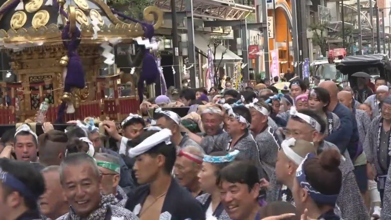 亀戸香取神社 例大祭2024 8年ぶり復活！こんにゃく神輿渡御で街を熱狂させる 感動の共有