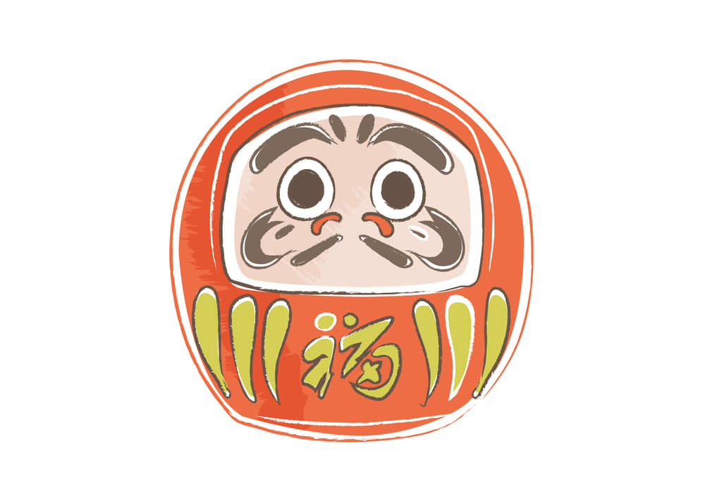 ウサギだるま 年賀状 の無料イラスト無料イラスト＆かわいいフリー素材集 ねこ画伯コハクちゃん