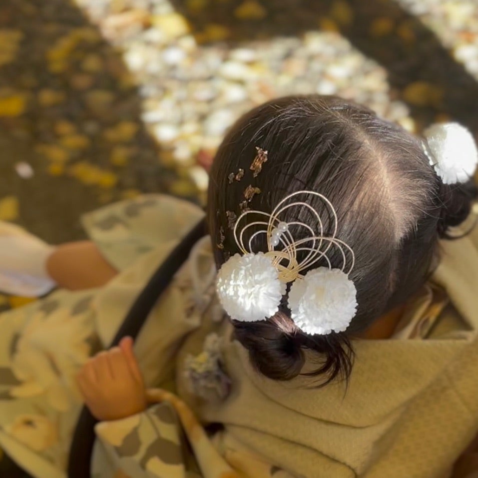 髪飾り 造花 手作り 成人式 卒業式 結婚式 七五三 ヘアアクセサリー 振袖 袴 浴衣 着物 和装 水引 MDM ピンク,Pay ID