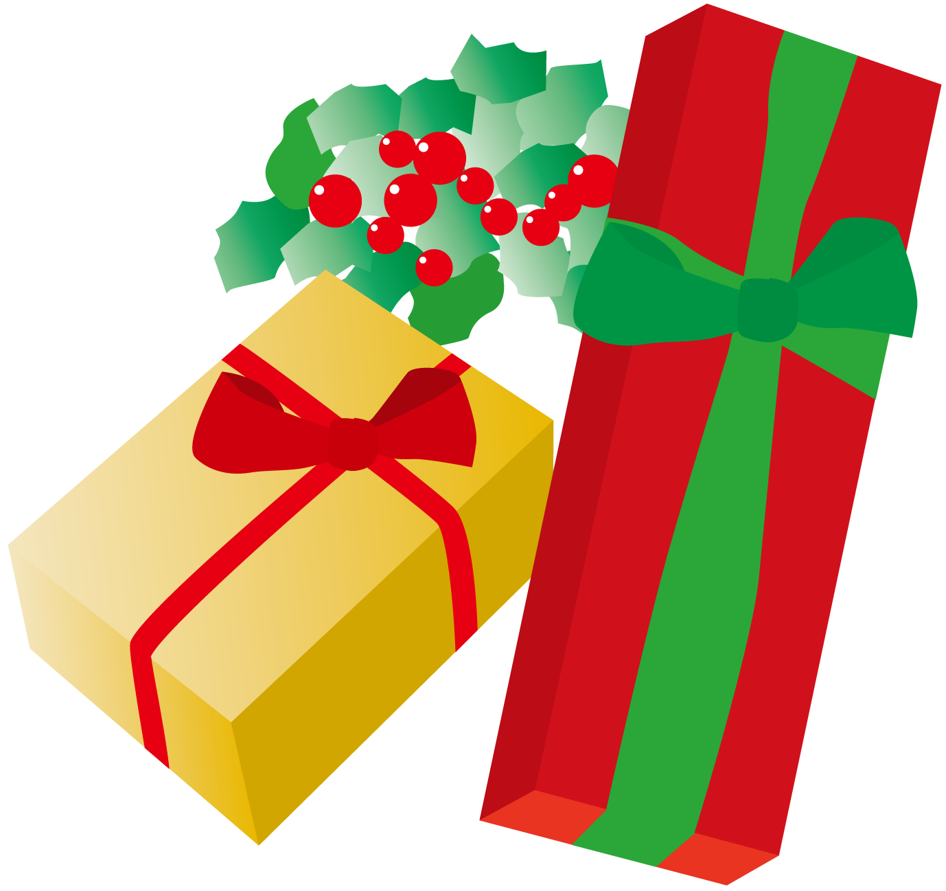 クリスマスプレゼントのイラストフリー素材 イラストミント