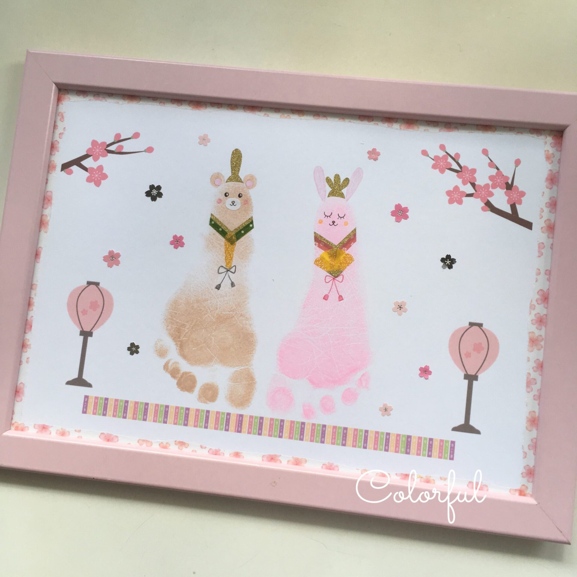 3月の手形 「ひなまつり手形アート」で、ひな祭りを楽しもう！一般社団法人 日本ふれあい育児協会_公式ブログ