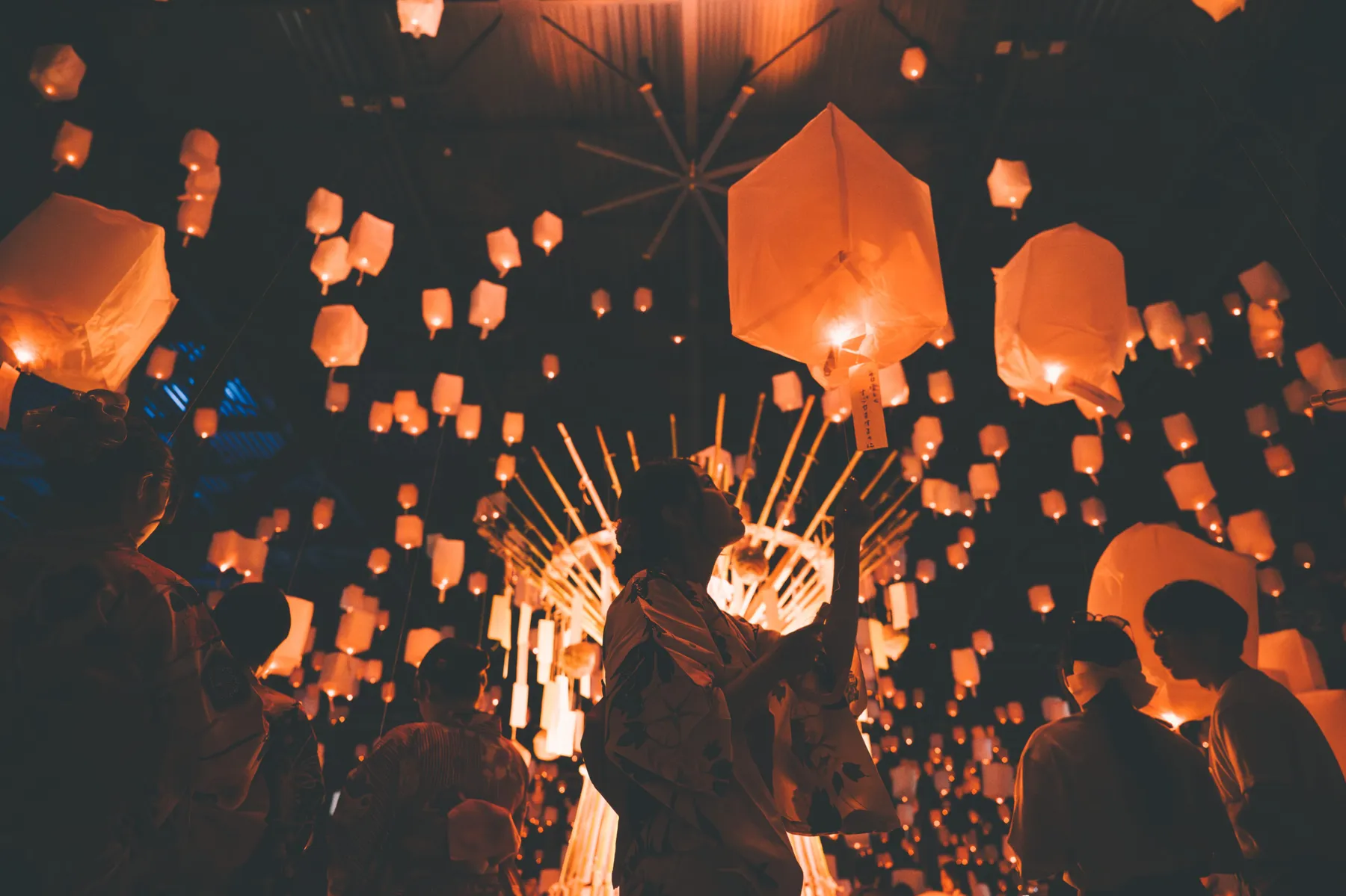 京都七夕スカイランタン祭り 8月26日