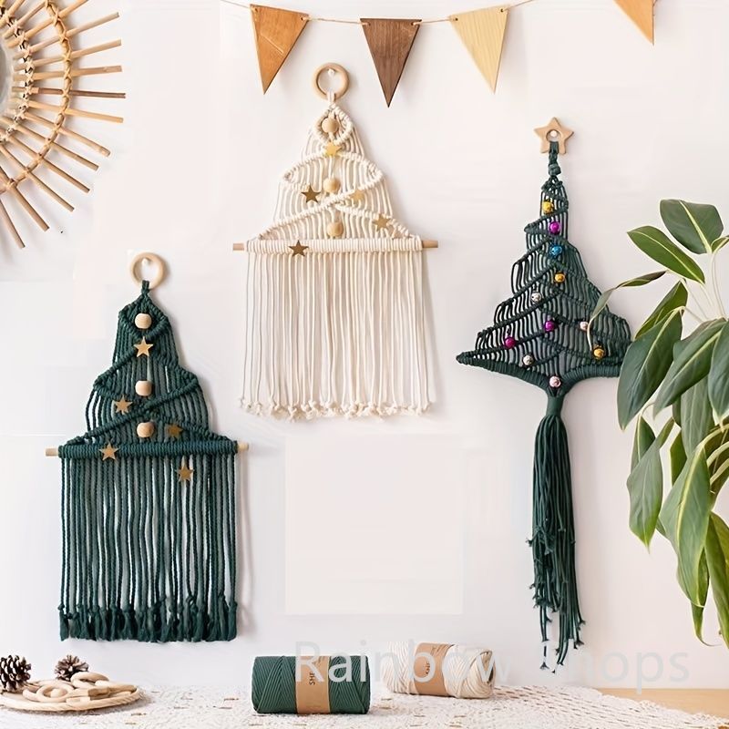 手作りキット 三角形のクリスマスツリー タペストリー - ＊ HOME from HOME ＊minne byGMOペパボ国内最大級のハンドメイド・手作り通販サイト