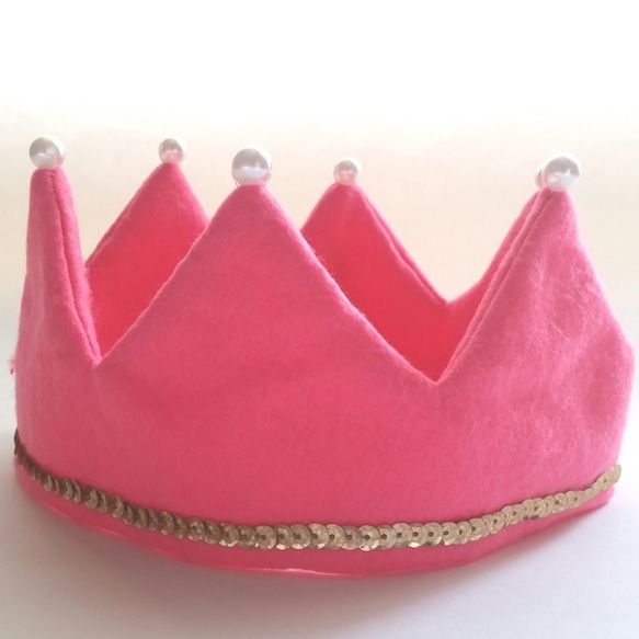 王冠 クラウン 手作りキット メイキングトイ 自由工作 ハンドメイド フェルト 手芸 子供 誕生日