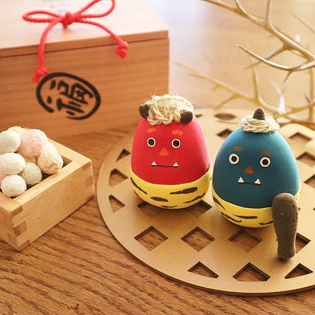 節分壁面飾り 壁面飾り 鬼 節分 保育園 お仕事 ポット1月号 壁面飾り』