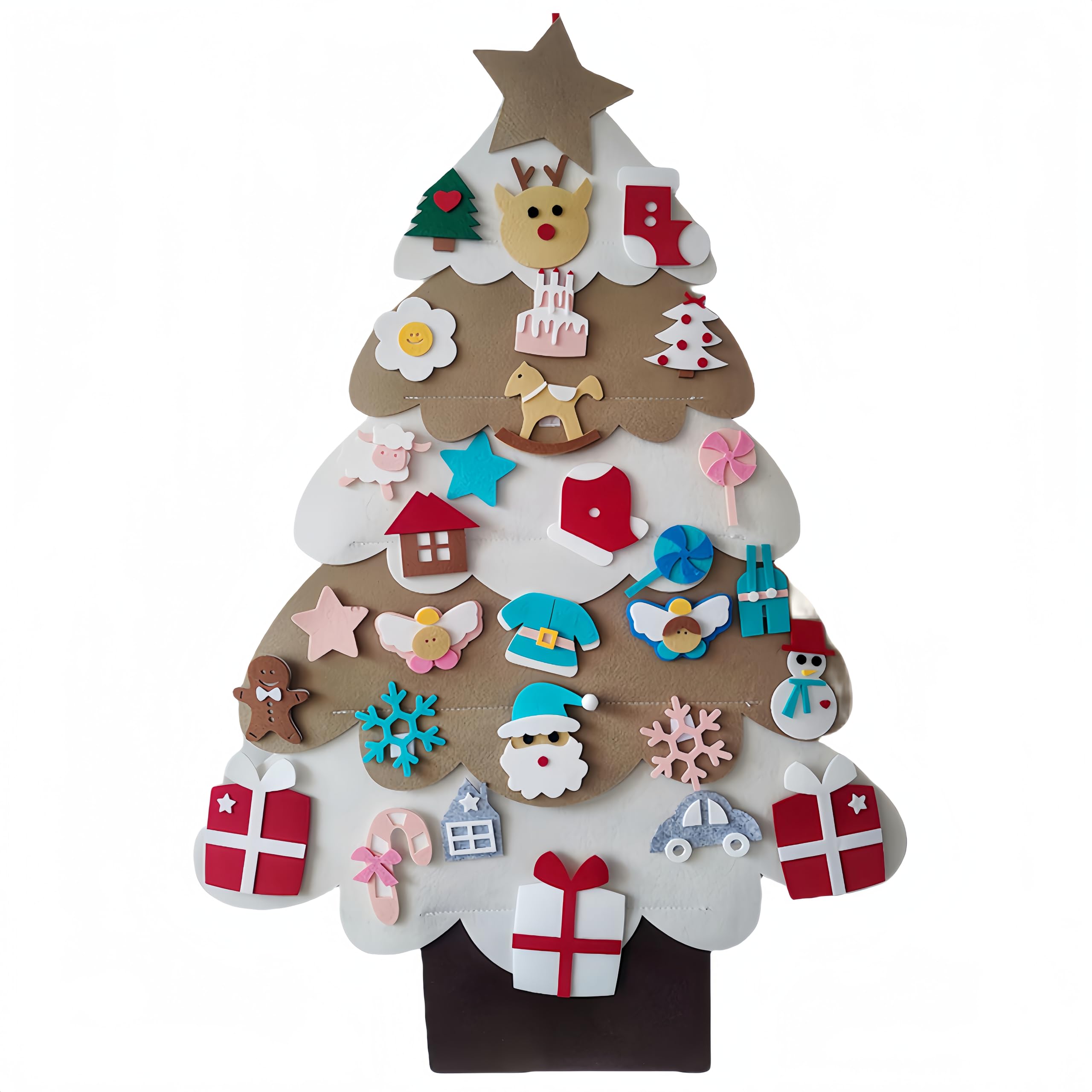 手作り 100均フェルトでクリスマスツリーの作り方 簡単みみねこ日誌