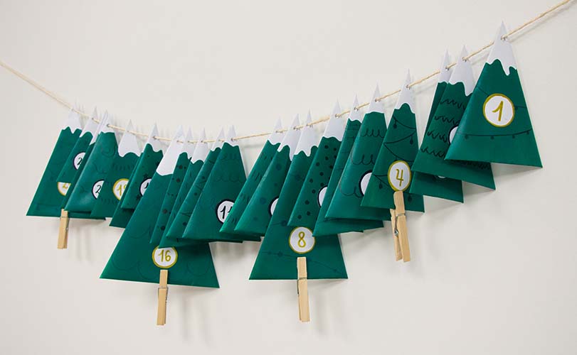 クリスマスが倍楽しみになる「アドベントカレンダー」の作り方。ほぼセリアで揃う！ « 女子SPA