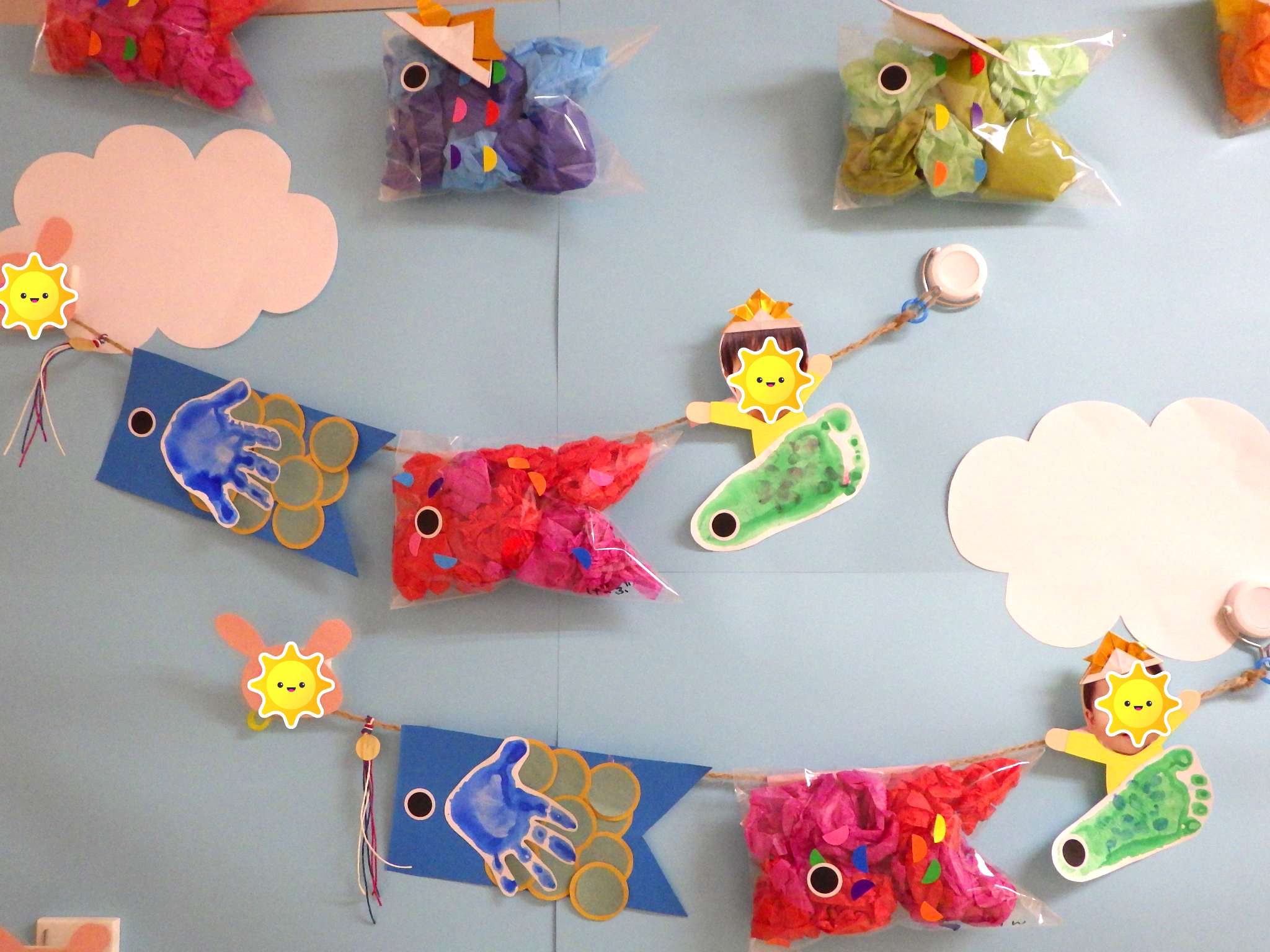 1歳児 ふたば組 ～こいのぼり制作をしました～ – 社会福祉法人 西花畑会 こひつじ保育園