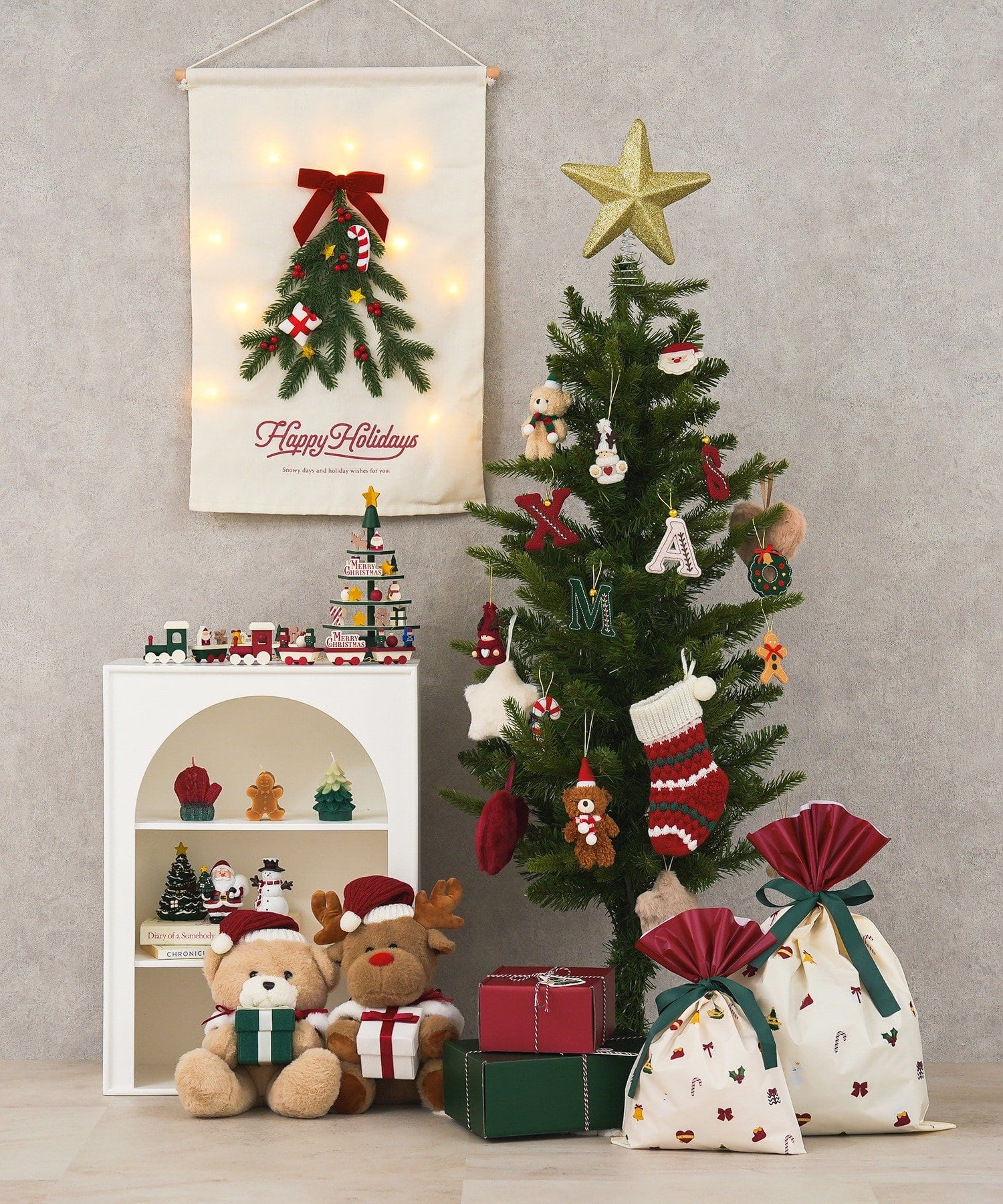 雪付きミニツリー Christmas スリーコインズ スリコ 3COINS - メルカリ