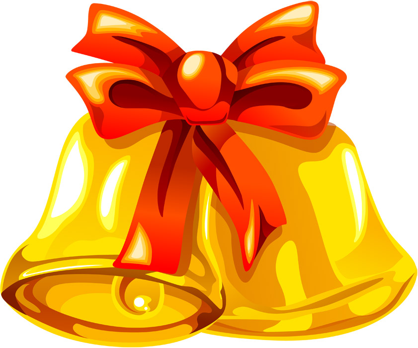 クリスマス ベル：イラスト無料