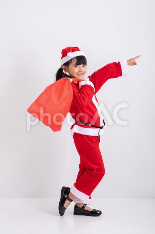 クリスマス おしゃれ サンタクロース グッドポーズ イラスト無料 フリー90559素材Good