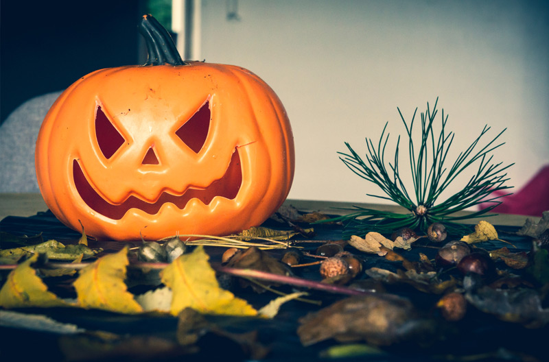 商用フリーイラスト_無料_10月_ハロウィン文字_happy halloween,Trick or Treat -商用OK!フリー素材集「ナイスなイラスト」