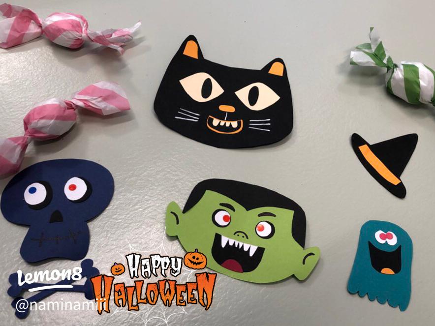 10月 ハロウィン オバケ お菓子 壁面 保育 型紙付き ハロウィン製作特集！おしゃれかわいい作品