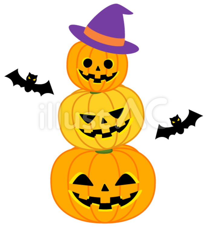 ハロウィン南瓜 かぼちゃ のイラスト素材商用可能な無料 フリー のイラスト素材ならストックマテリアル