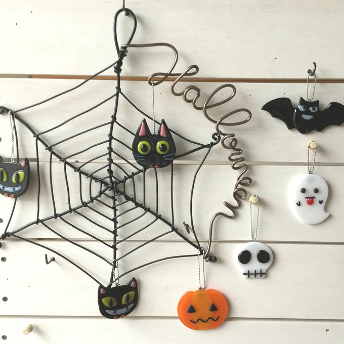 ハロウィンに！にじいろクモの巣の作り方にじいろ工房