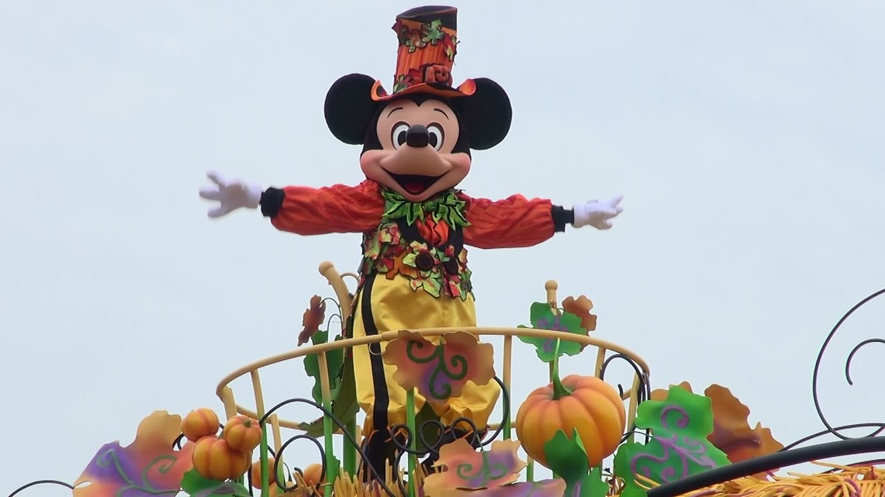 TDL ハッピーハロウィーンハーベスト 2ndミッキーポジ 2015 09 11 1回目公演 - YouTube