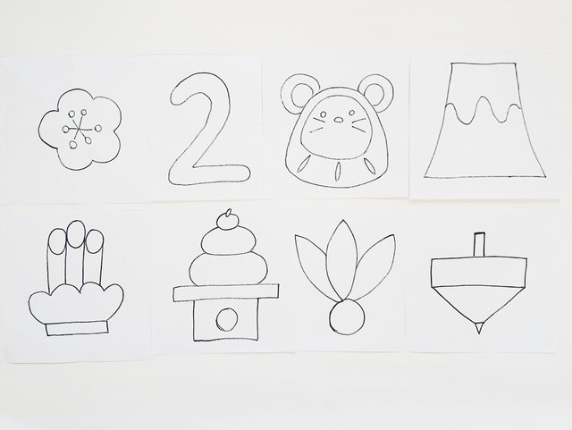 手作り正月吊るし飾りの無料テンプレートARCH DAYS