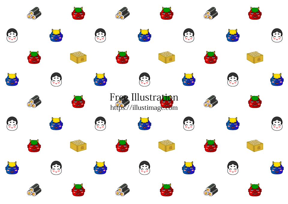 ビビッドな和の2色背景 8種OKUMONO