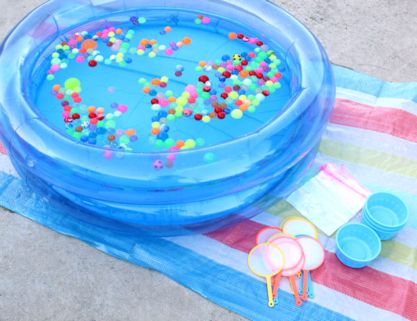 おうち縁日 ベランダでスーパーボールすくい対決！屋台家 千寿堂 お祭りのケータリングサービス