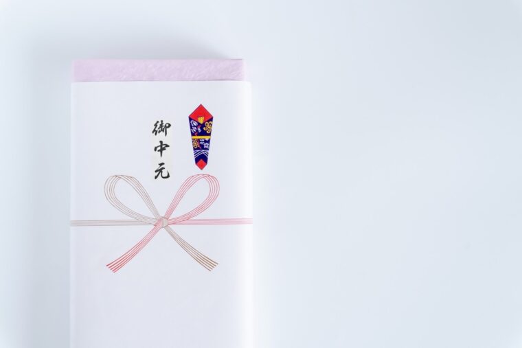 お中元のお礼,取引会社に感謝やコロナの気遣いの文例,一筆箋,はがき書き方パピレッタ・お名前入りオーダーメイドレターセット