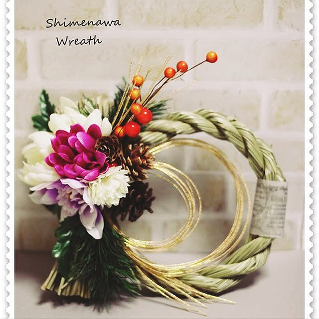 Seria＆DAISOでしめ縄リース 作り方はYouTubeでご紹介しています♪ダイソー＆セリアでつくる♪大人可愛い❤︎しめ縄リースの作り方https:youtu.be wMnb7lgrFzg 良かったら参考にしてね＾＾しめ縄しめ縄アレンジしめ縄飾りしめ縄リースお正月飾りお飾りyoutubeしめ縄作り方100均diyダイソーセリア