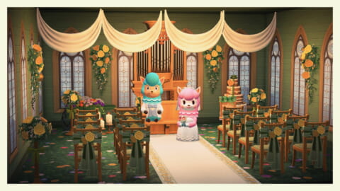 あつ森 新イベント開催！ウェディング全種類コンプしてカイゾーとリサの結婚式場を作ろう！ あつまれどうぶつの森ジューンブライド