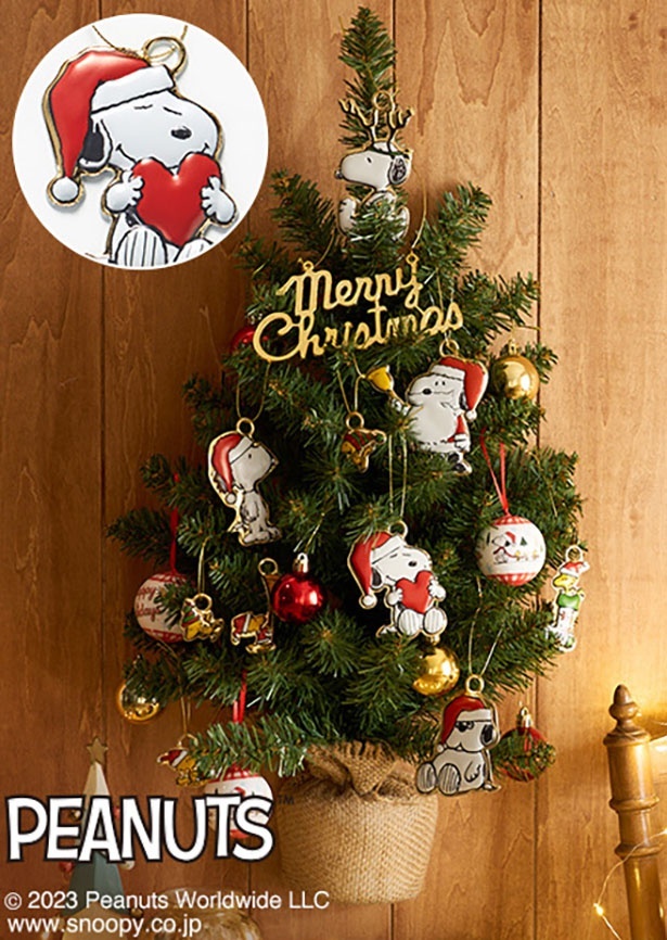 90s USA製 SNOOPY スヌーピー ウッドストック クリスマス サンタクロース 発泡プリント スウェット 白 M - SixpacjoeWeb Shop