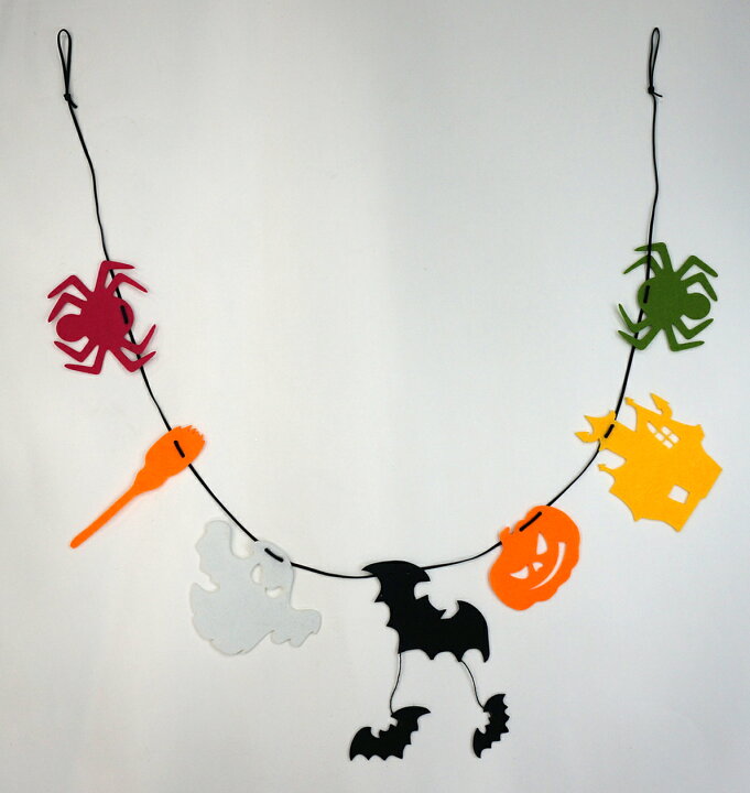 ハロウィンガーランド フェルトガーランド ガーランド 誕生日 節句 ハンドメイド