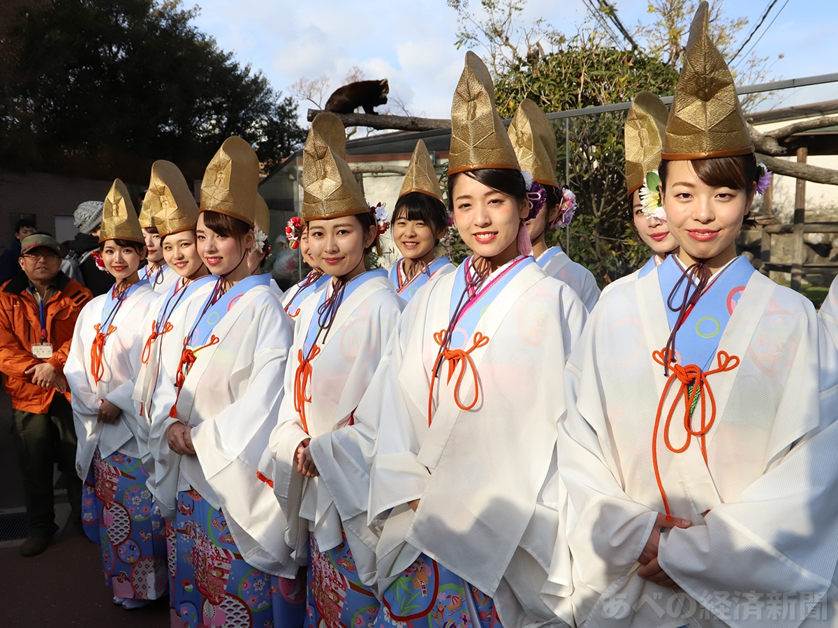 今宮戎の福娘がイベントPR: 緋袴白書：備忘録