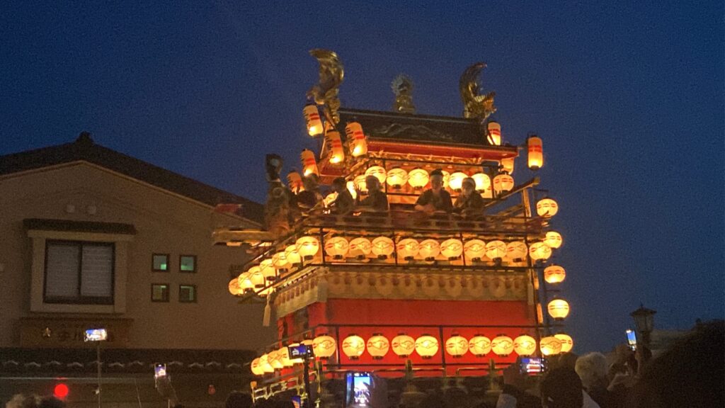 優美✨ 令和7年 春の高山祭2025 山王祭 1日目 夕刻 各屋台 夜祭り中止のため蔵へ。岐阜県高山市