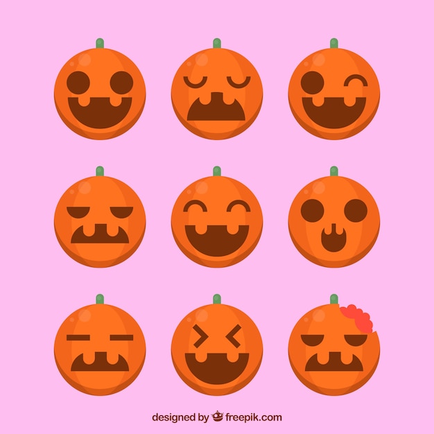 黄色い背景にハロウィンカボチャの悲しい絵文字」のイラスト素材 2210169527Shutterstock