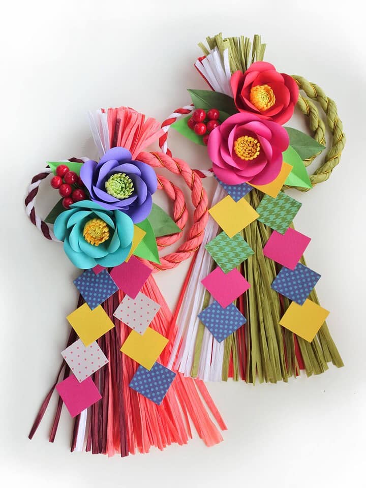 正月飾り 正月飾りを簡単手作り！ 紙で作れる『しめ縄リース』が高齢者や