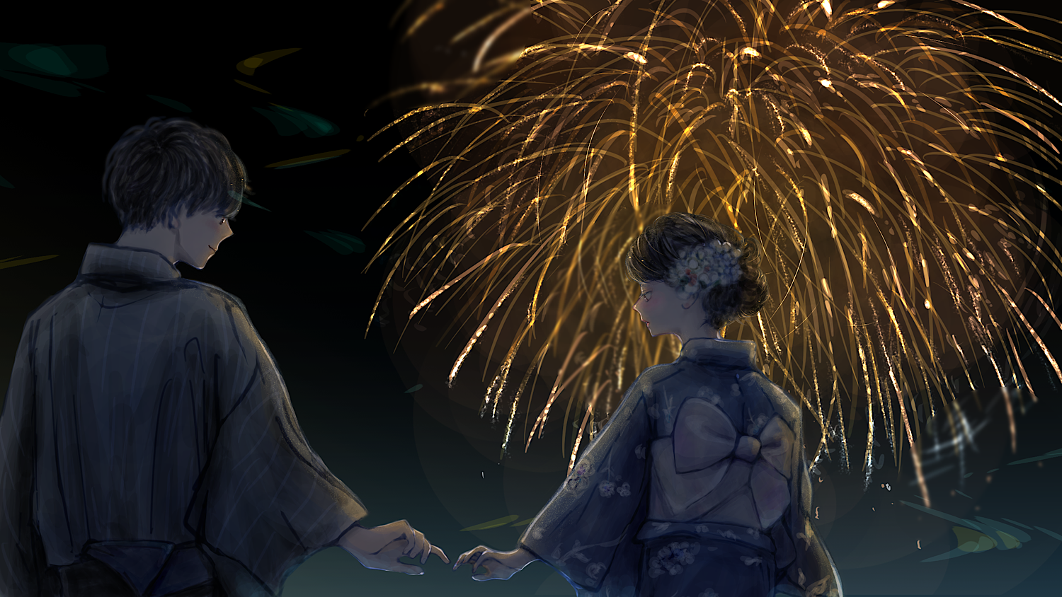 浴衣の女の子」 - 無料イラスト イラストareira