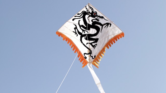 凧揚げ Kite flying日本文化