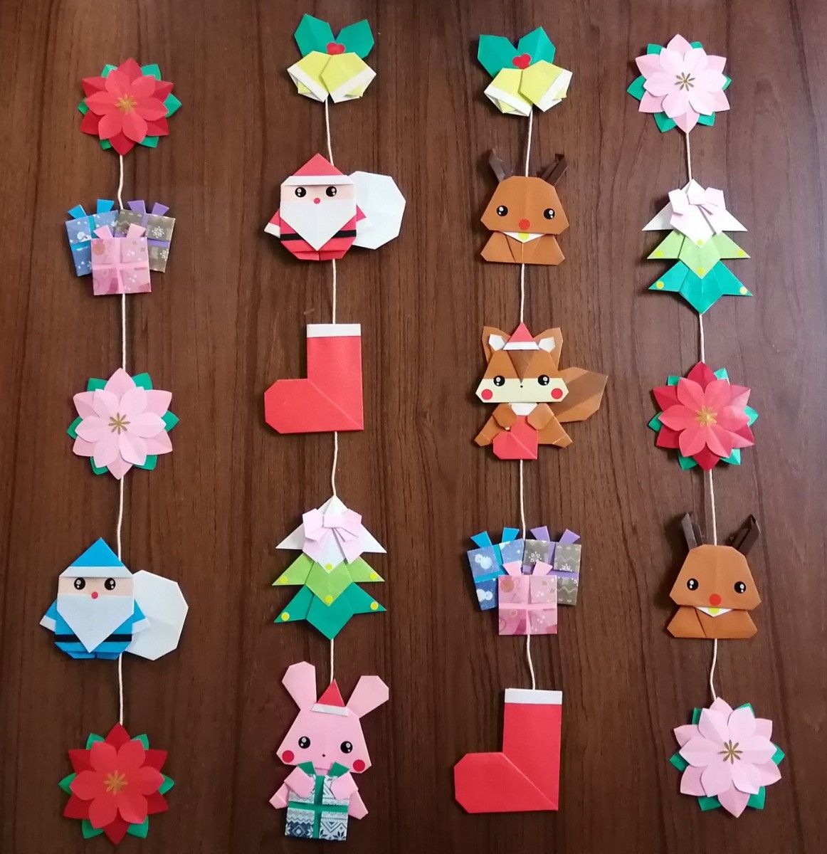 クリスマス・ガーランド・折り紙 ・壁面飾り ☆送料無料☆その他インテリア雑貨 グレーシィー 新アカ→りんに移行中通販8043916Creema クリーマ