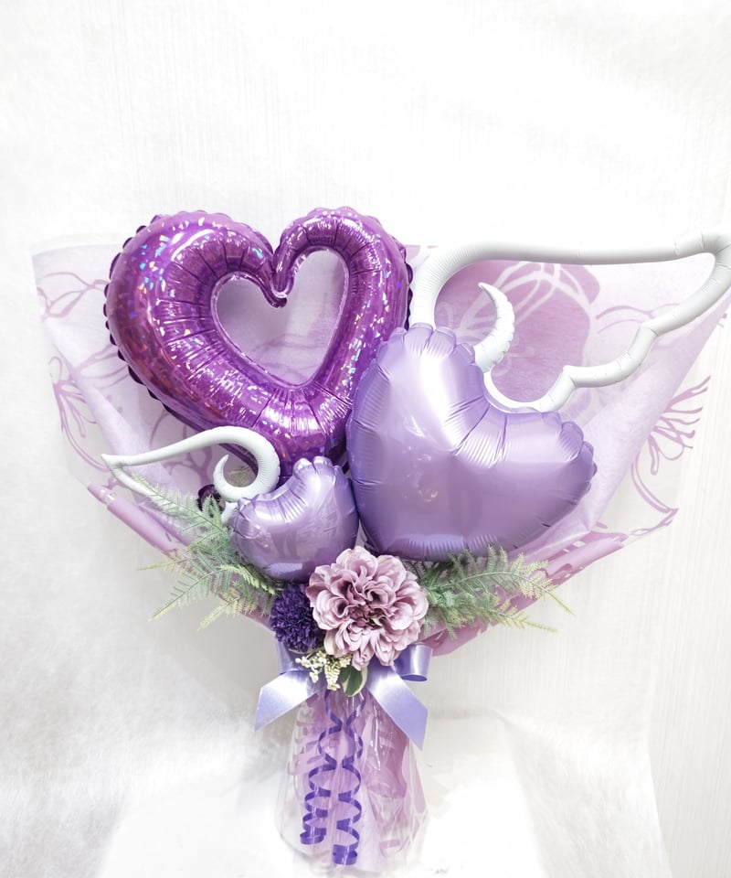 Mao 2 25 前後発送 卒業式 バルーンブーケ ピンク 紫系 Amazonバルーンの