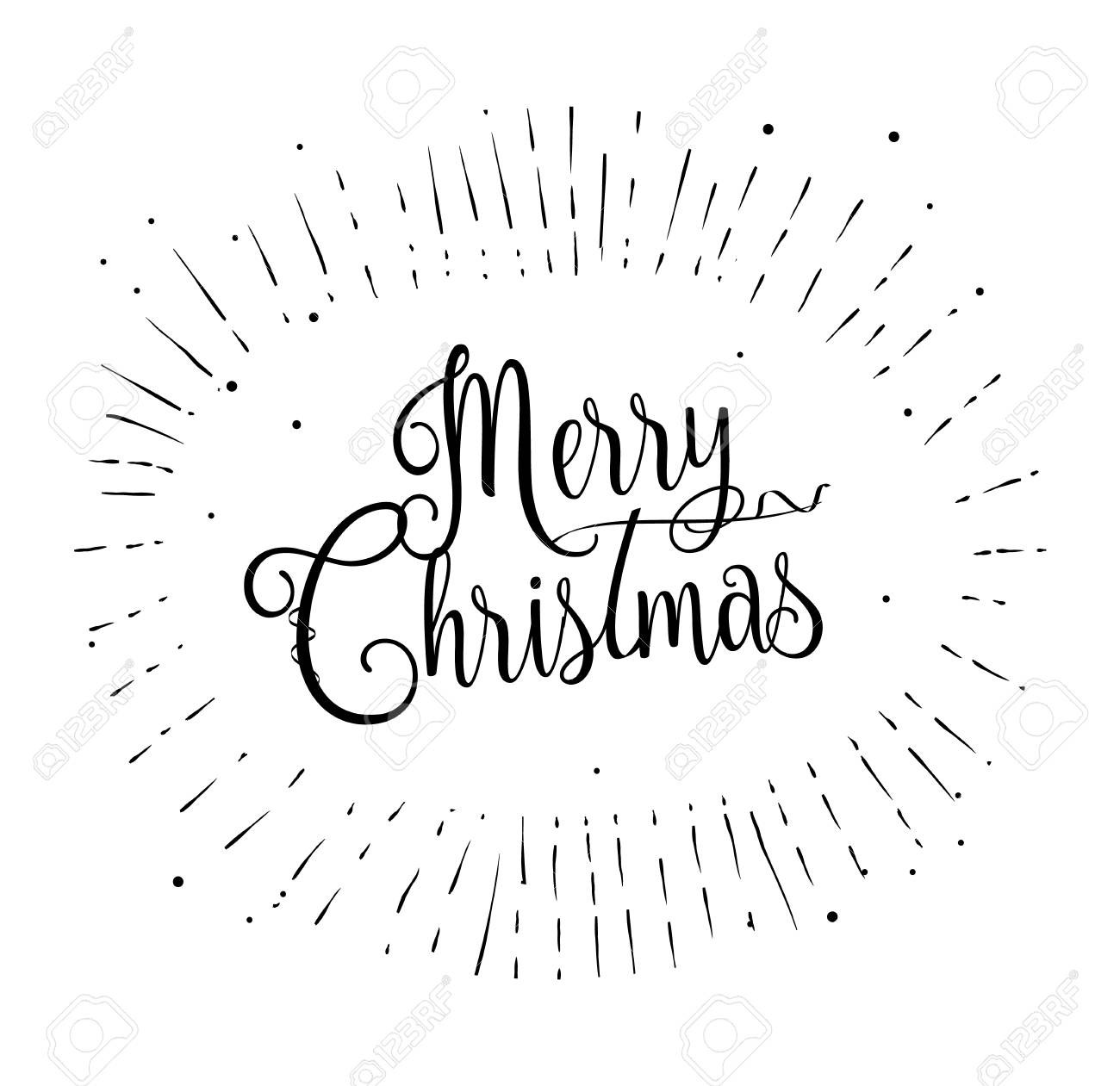 メリークリスマスとサンタクロース無料イラスト＆かわいいフリー素材集 ねこ画伯コハクちゃん