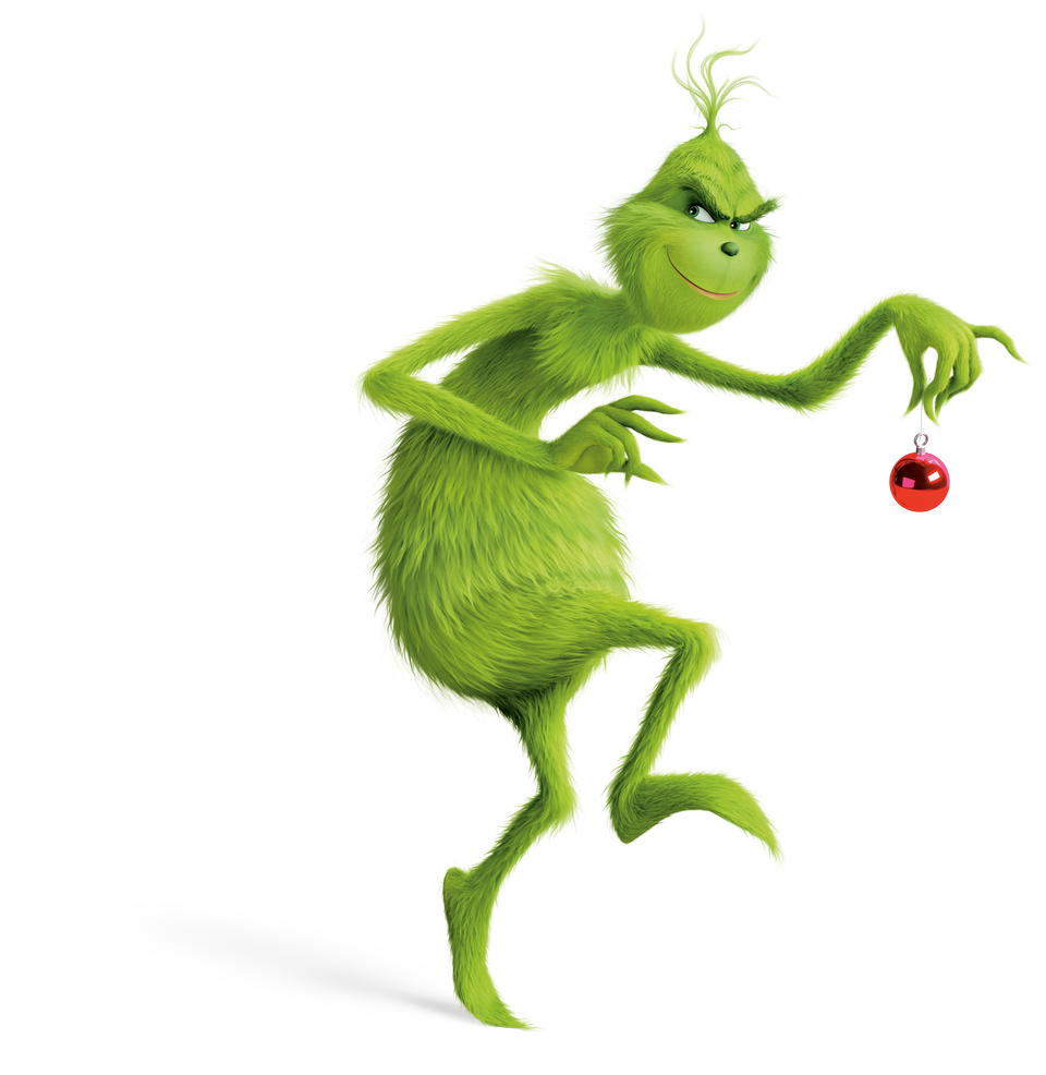 笑顔のグラインチの明るいイラスト クリスマスキャラクターの4つのかわいい図面のセット ストックベクター ©Arniya 609411754