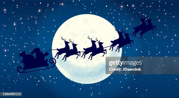 3,452 サンタ シルエット High Res Illustrations - Getty Images