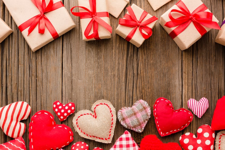 バレンタインデーとチョコのフリースペースの写真素材235416907- イメージマート